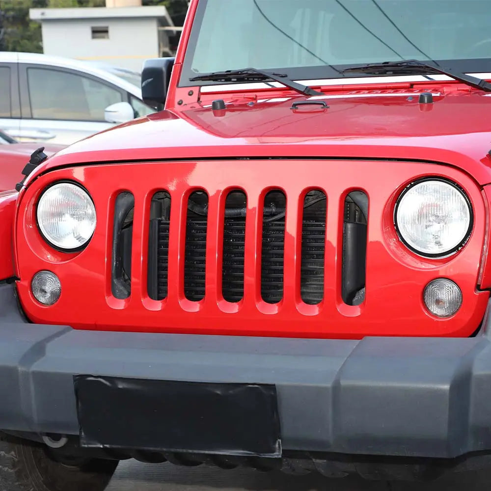 For 2007-2018 Jeep Wrangler JK 7'' Headlight Mounting Bracket Ring Trim Bezel