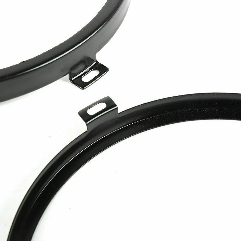 For 2007-2018 Jeep Wrangler JK 7'' Headlight Mounting Bracket Ring Trim Bezel