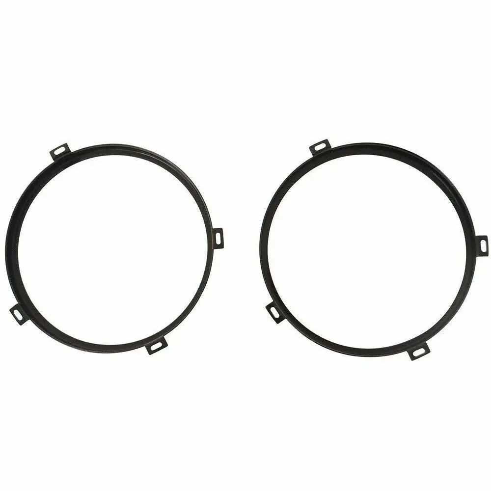 For 2007-2018 Jeep Wrangler JK 7'' Headlight Mounting Bracket Ring Trim Bezel