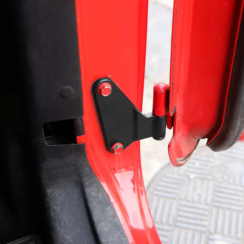 For 2007-2018 Jeep Wrangler JK 8/16 x Powder Coat Door Hinges Replaced Car Parts 2/4-Door