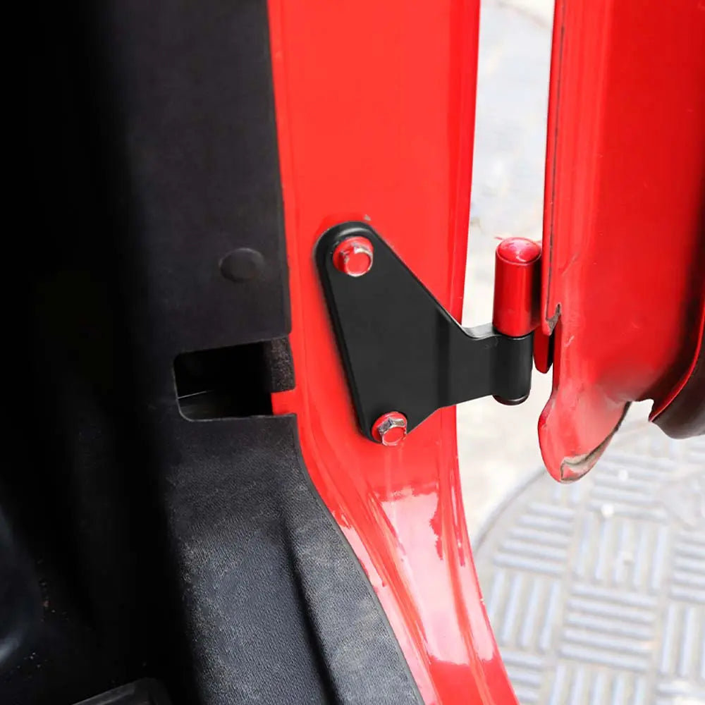 For 2007-2018 Jeep Wrangler JK 8/16 x Powder Coat Door Hinges Replaced Car Parts 2/4-Door