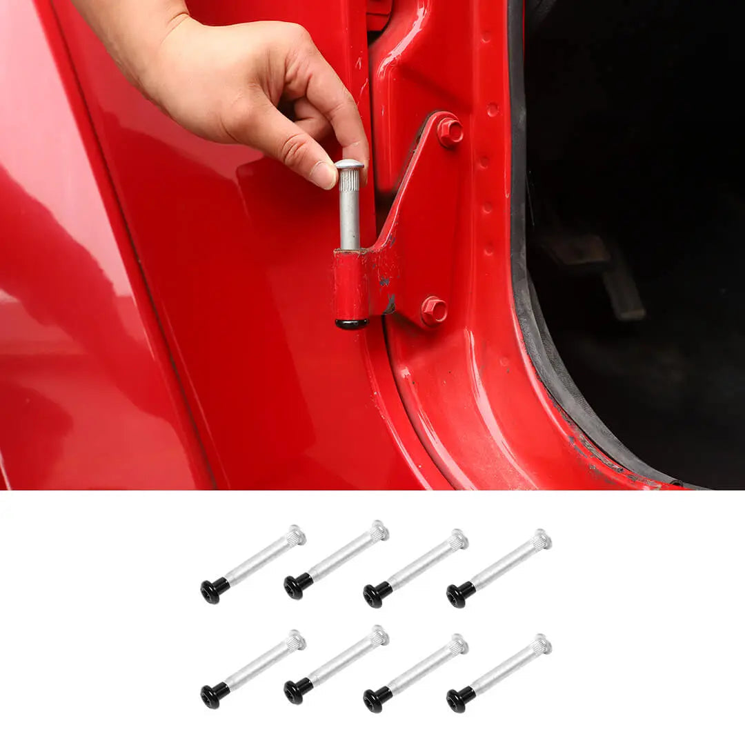 For 2007-2018 Jeep Wrangler JK Car Door Hinge Pins Nuts Bolts Repair Accessories