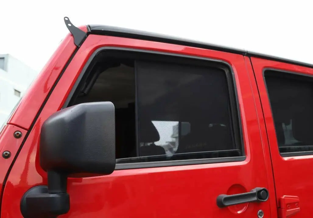 For 2007-2018 Jeep Wrangler JK Car Front Window SunShade Bug Insect Screen Mesh