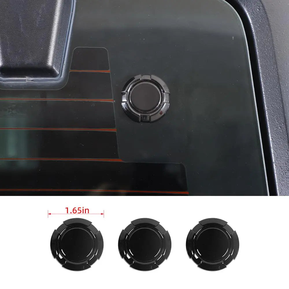 For 2007-2018 Jeep Wrangler JK Car Tailgate Glass Rear Window Cover Trim
