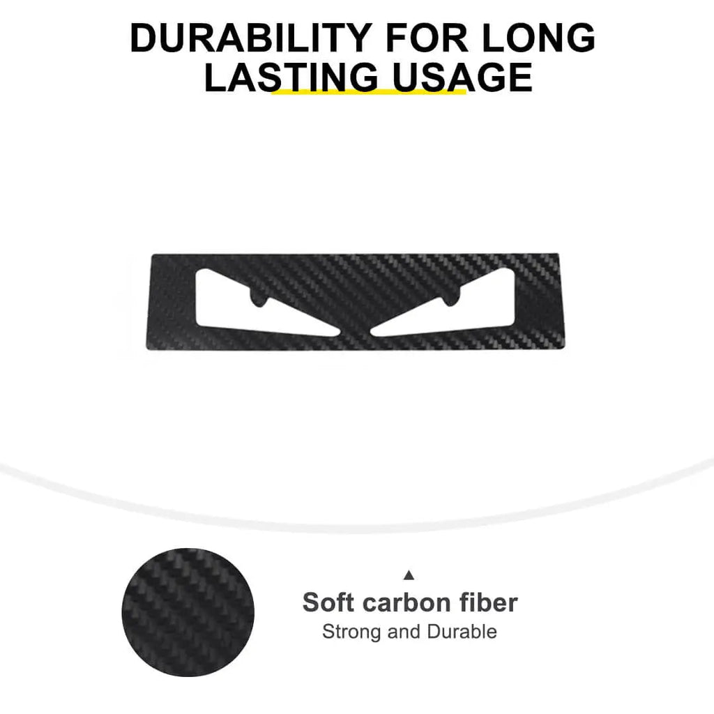 For 2007-2018 Jeep Wrangler JK Car Third High Mount Brake Light Sticker Cover Carbon Fiber
