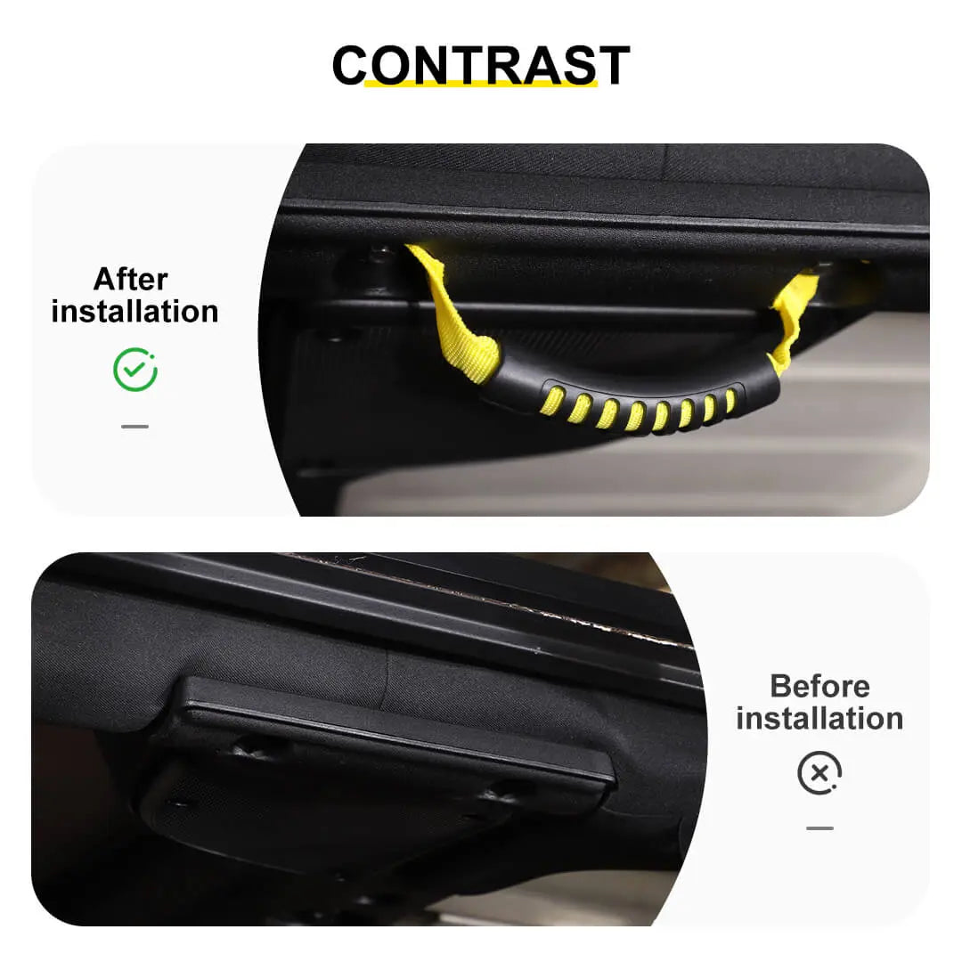 For 2007-2018 Jeep Wrangler JK Car Top Grab Grip Interior Handles Door Handle (2 pcs)