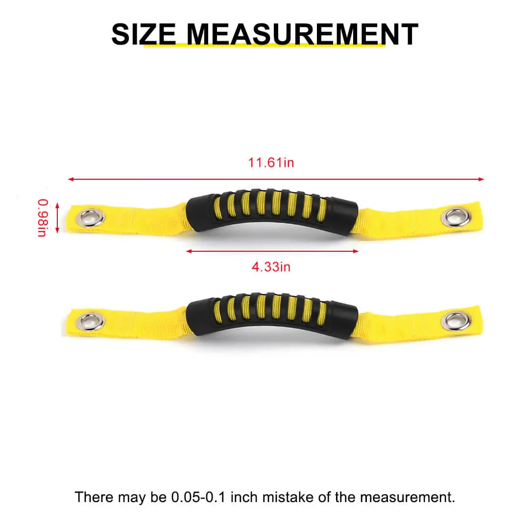 For 2007-2018 Jeep Wrangler JK Car Top Grab Grip Interior Handles Door Handle (2 pcs)