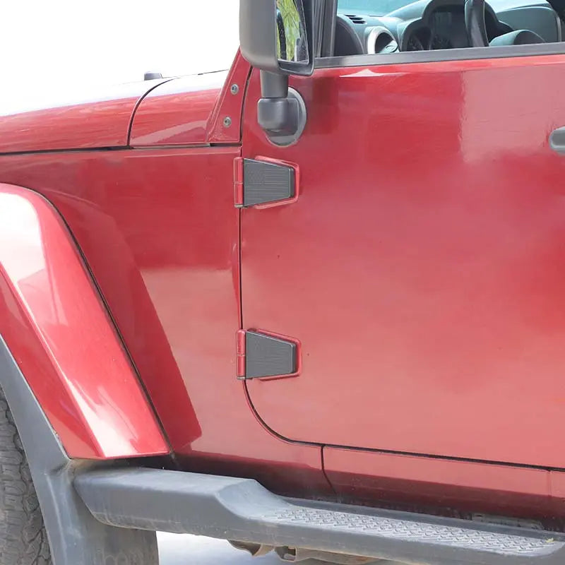 For 2007-2018 Jeep Wrangler JK Door Hinge cover Trim With USA Flag Pattern