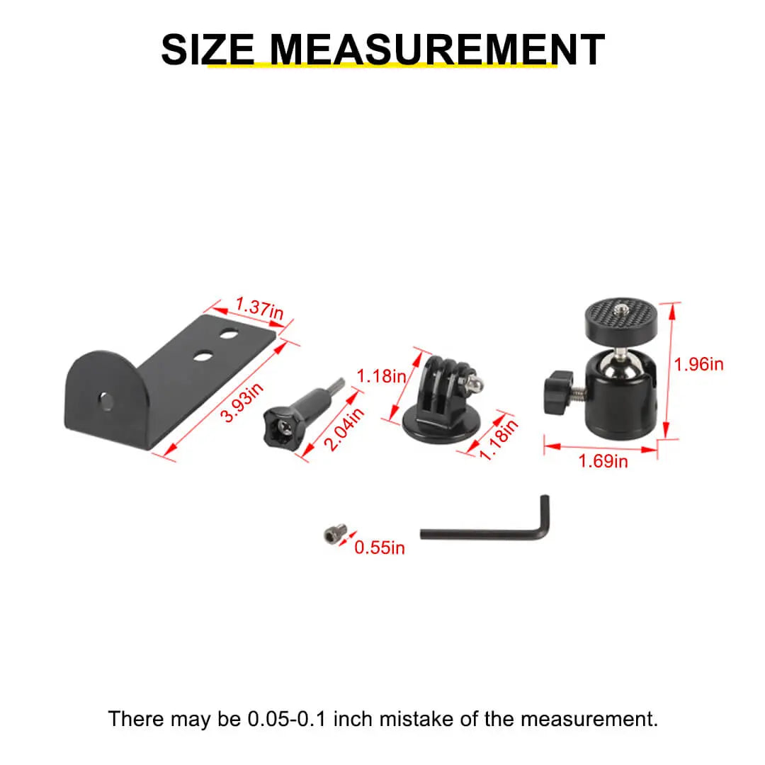 For 2007-2018 Jeep Wrangler JK Engine Hood Camera Mount Bracket Holder