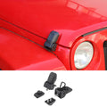 For 2007-2018 Jeep Wrangler JK Engine Hood Lock Catch Bracket Latches Buckle (2 pcs)