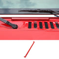 For 2007-2018 Jeep Wrangler JK Exterior Windshield Hinge Cover Trim Decor