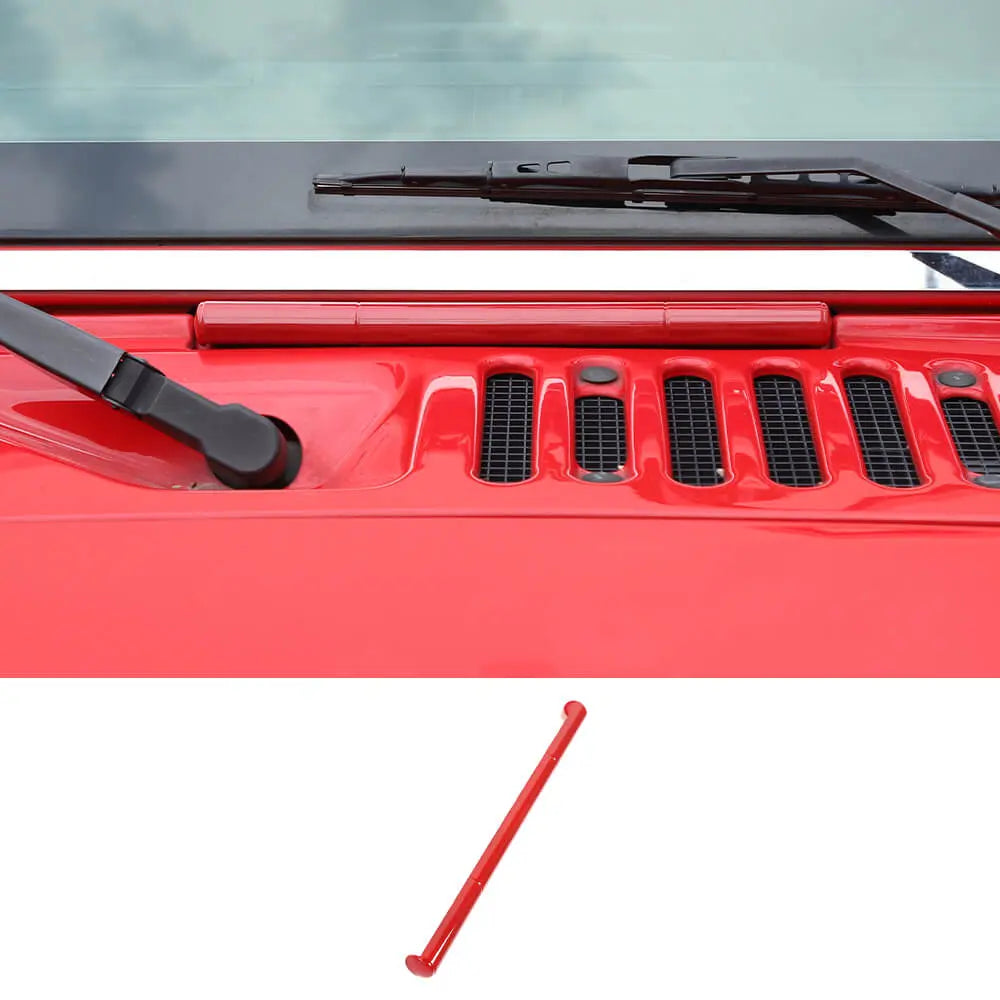 For 2007-2018 Jeep Wrangler JK Exterior Windshield Hinge Cover Trim Decor