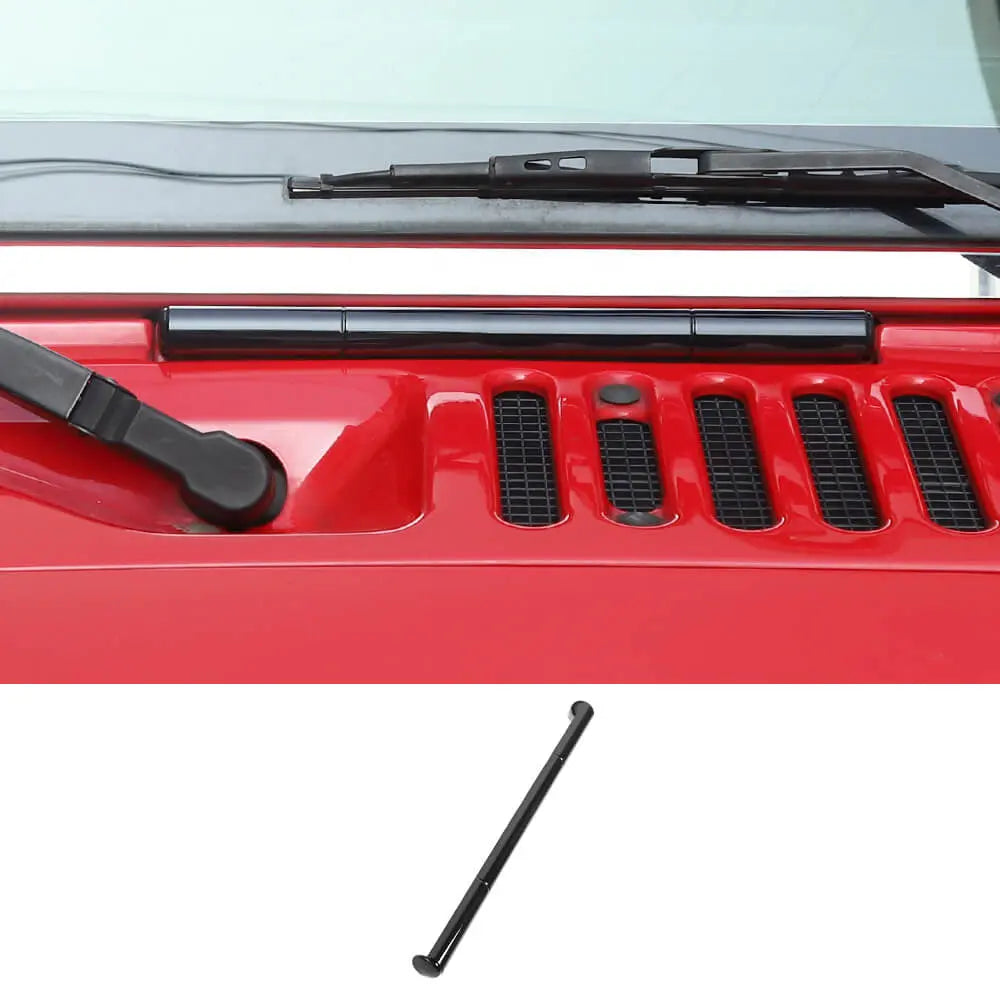 For 2007-2018 Jeep Wrangler JK Exterior Windshield Hinge Cover Trim Decor