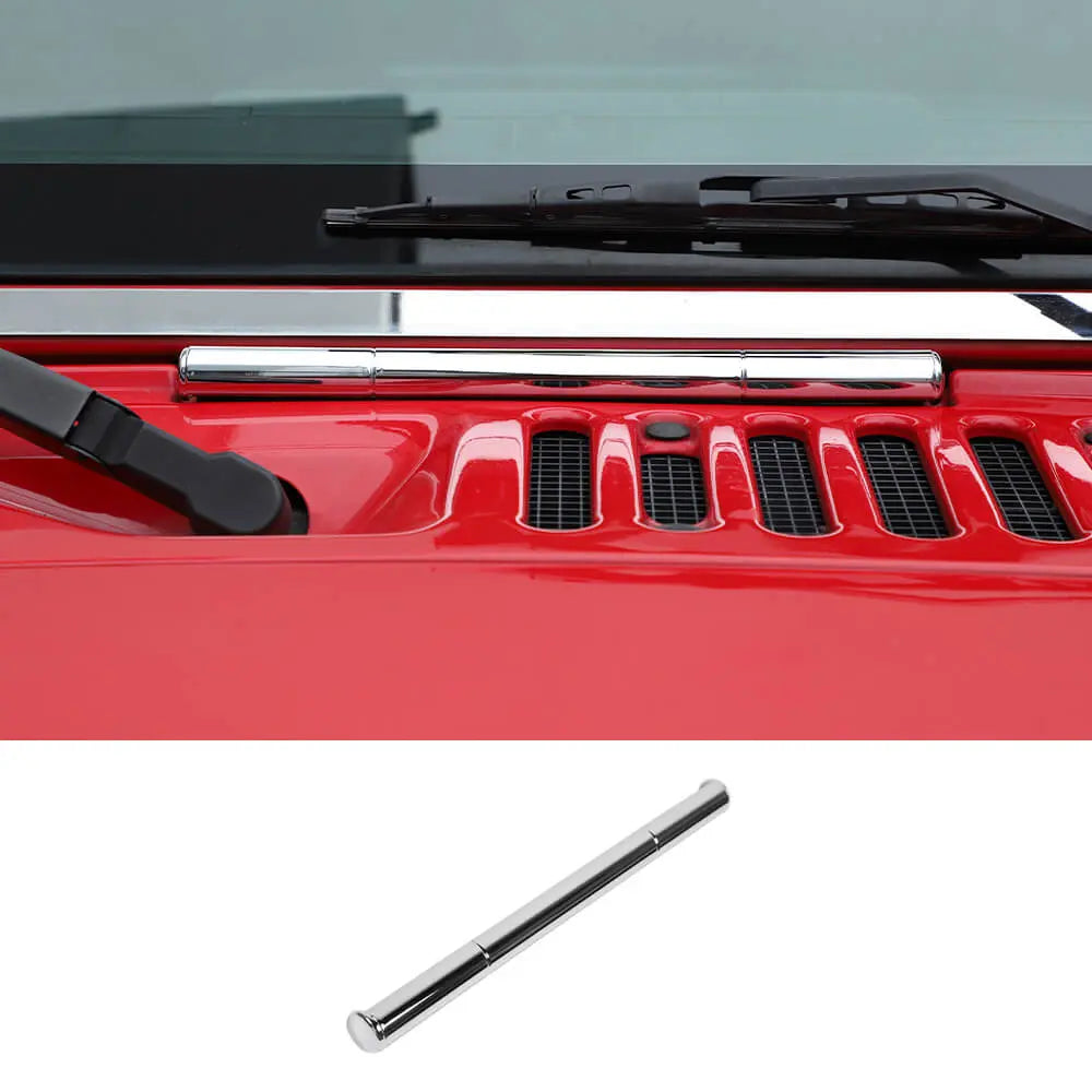 For 2007-2018 Jeep Wrangler JK Exterior Windshield Hinge Cover Trim Decor