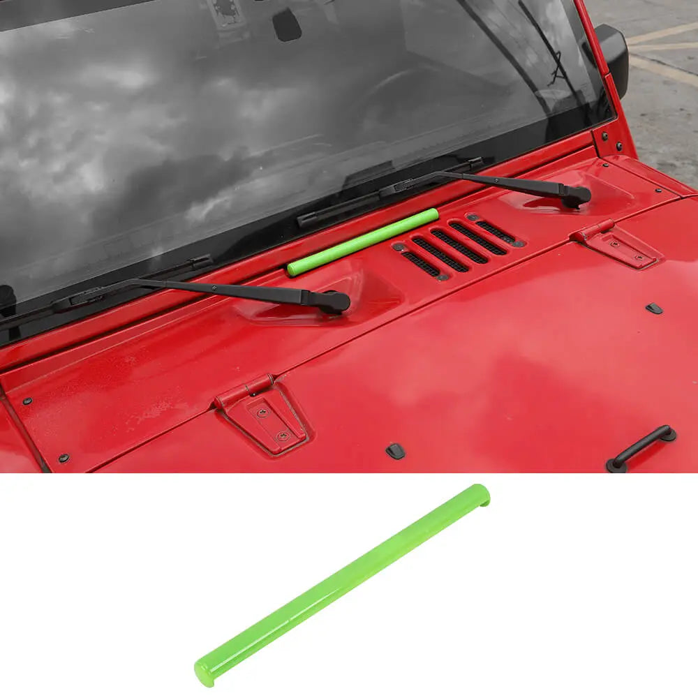 For 2007-2018 Jeep Wrangler JK Exterior Windshield Hinge Cover Trim Decor
