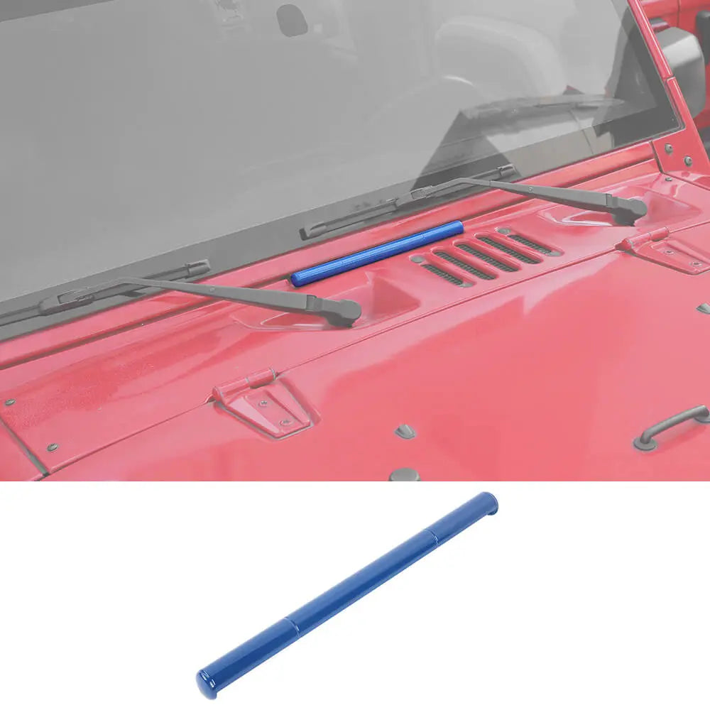 For 2007-2018 Jeep Wrangler JK Exterior Windshield Hinge Cover Trim Decor