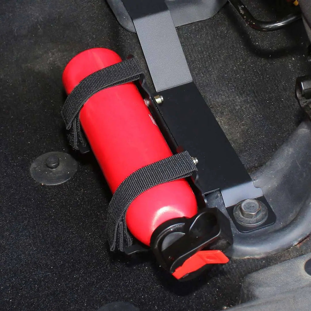 For 2007-2018 Jeep Wrangler JK Fire Extinguisher Bracket Under Driver Front Seat Mount Holder