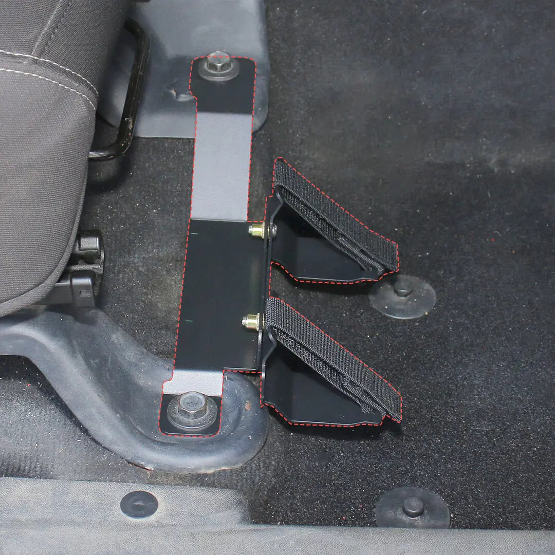For 2007-2018 Jeep Wrangler JK Fire Extinguisher Bracket Under Driver Front Seat Mount Holder