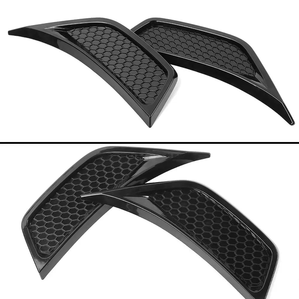 For 2007-2018 Jeep Wrangler JK Front Fender Leaf Plate Air Vent Cover Trim