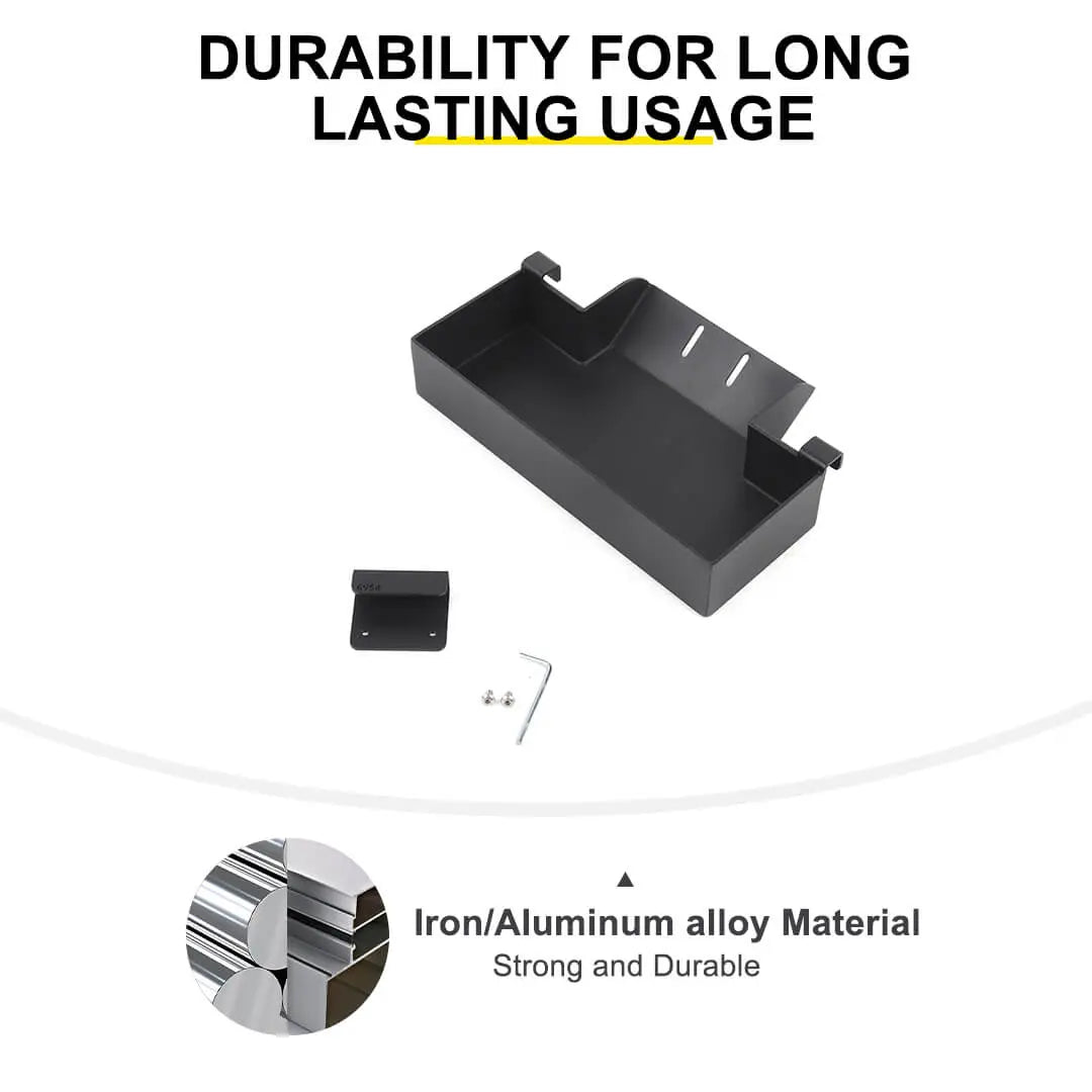 For 2007-2018 Jeep Wrangler JK Front Under Seat Expanded Storage Box Tray Organizer（2 pcs）