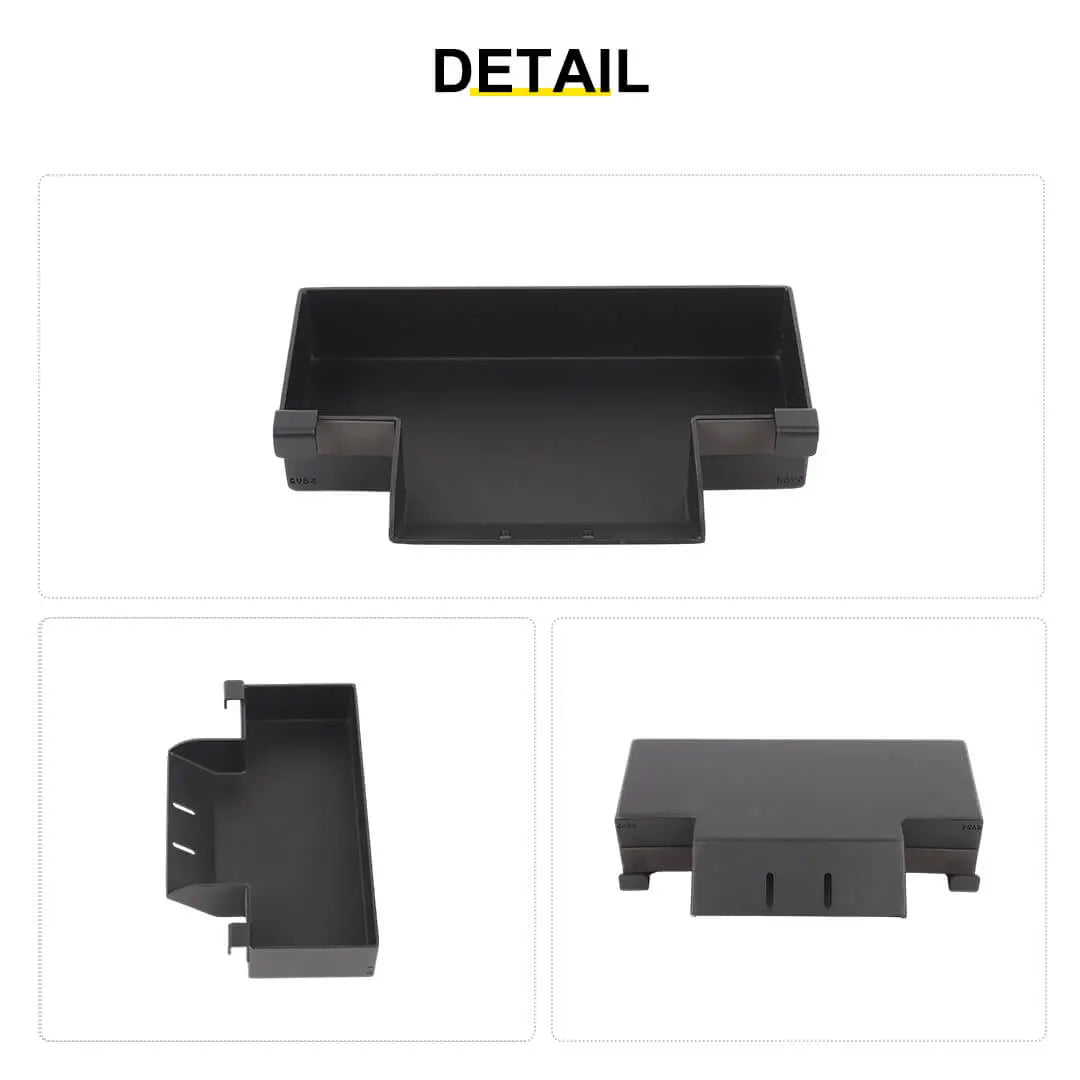 For 2007-2018 Jeep Wrangler JK Front Under Seat Expanded Storage Box Tray Organizer（2 pcs）