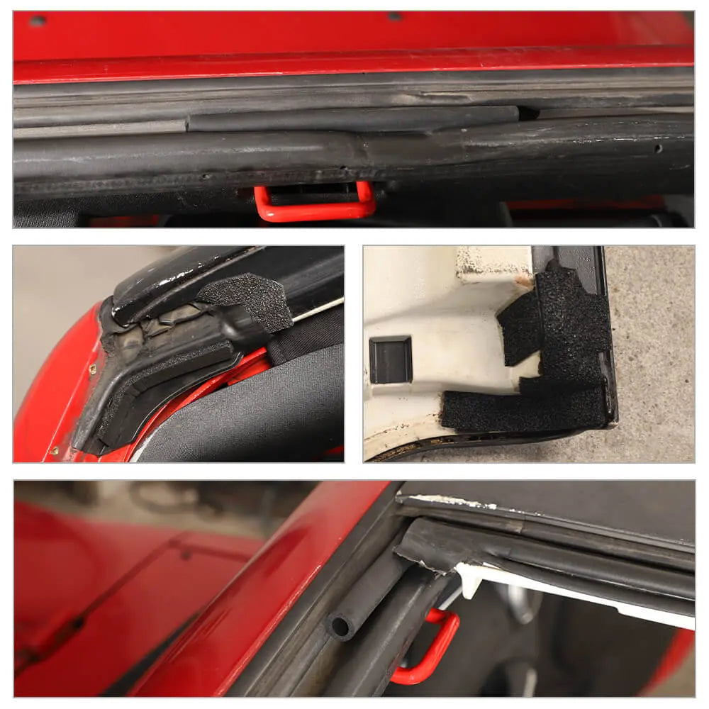For 2007-2018 Jeep Wrangler JK Hard Top Seal Kit Roof Foam Blocker Leak Repair Kit