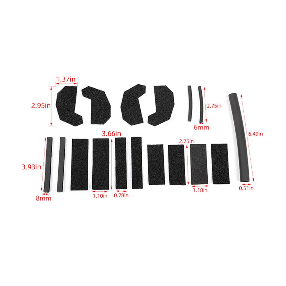 For 2007-2018 Jeep Wrangler JK Hard Top Seal Kit Roof Foam Blocker Leak Repair Kit