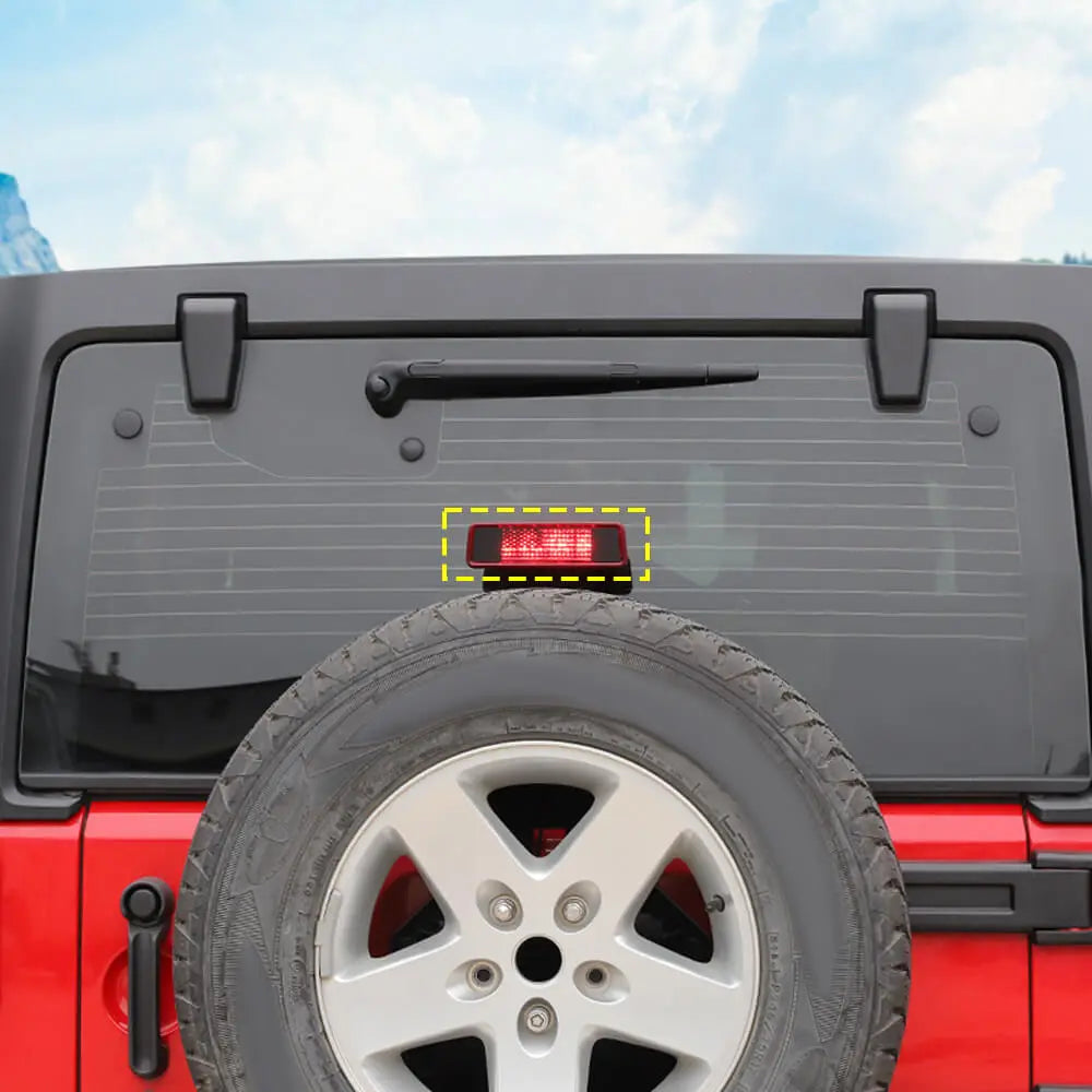 For 2007-2018 Jeep Wrangler JK High Brake Light Third Lamp Cover Trim