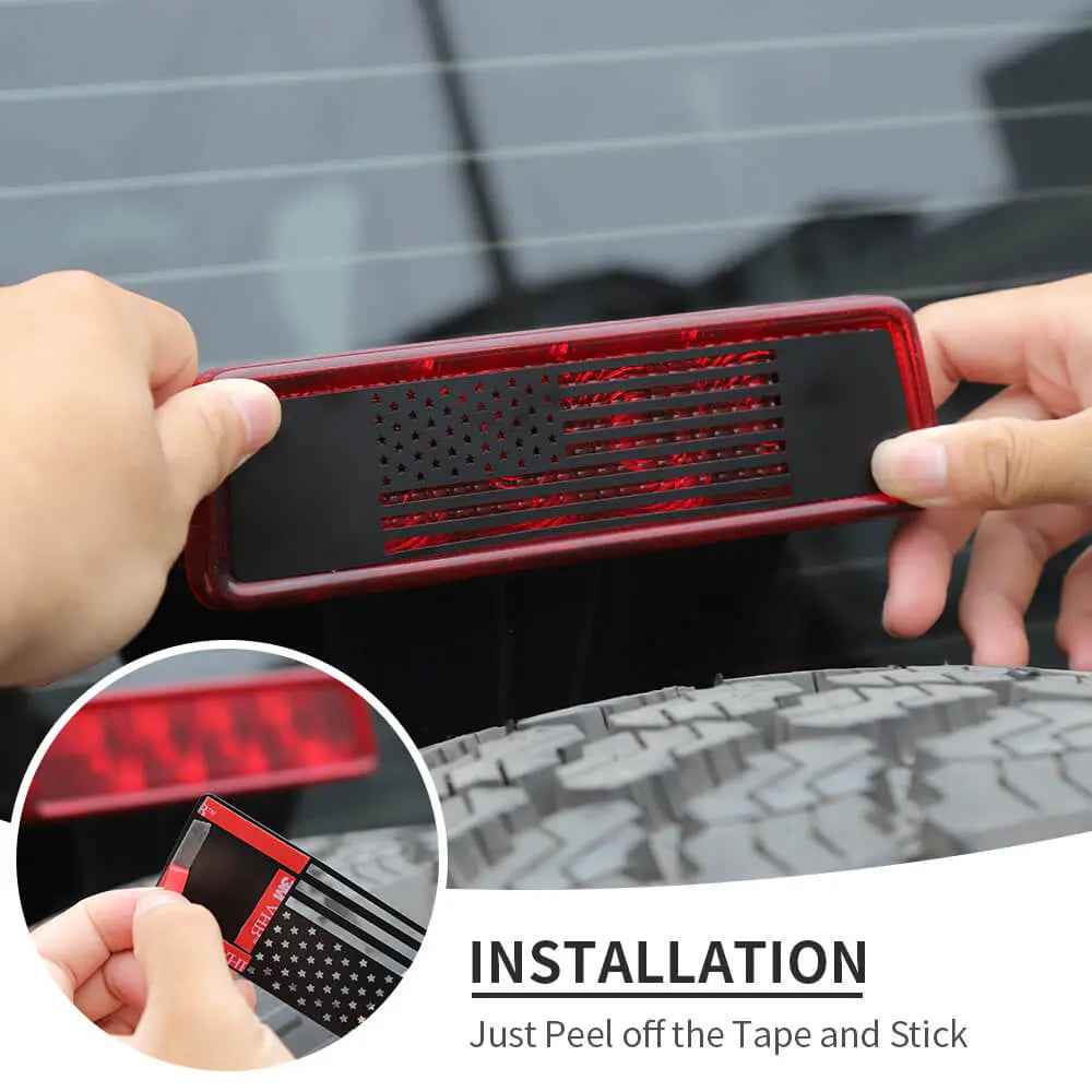 For 2007-2018 Jeep Wrangler JK High Brake Light Third Lamp Cover Trim