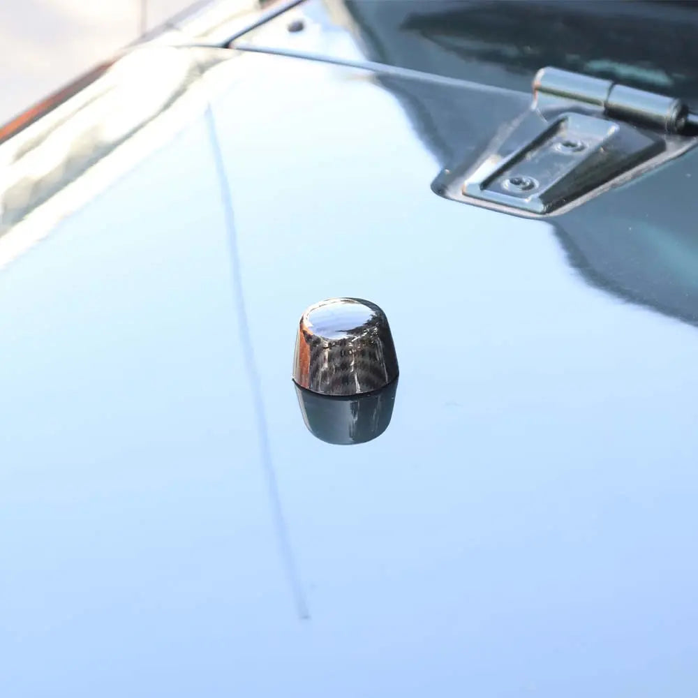 For 2007-2018 Jeep Wrangler JK Hood Bumper Stop Rubber Cushion Plug Cover Trim