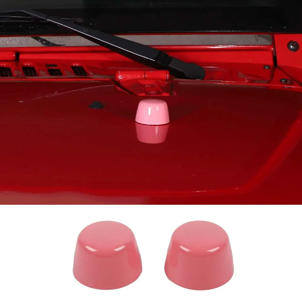 For 2007-2018 Jeep Wrangler JK Hood Bumper Stop Rubber Cushion Plug Cover Trim