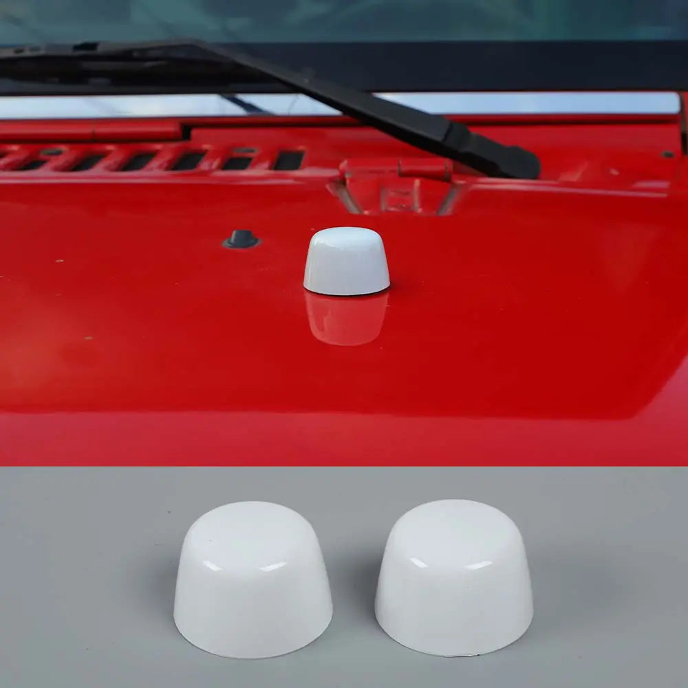 For 2007-2018 Jeep Wrangler JK Hood Bumper Stop Rubber Cushion Plug Cover Trim
