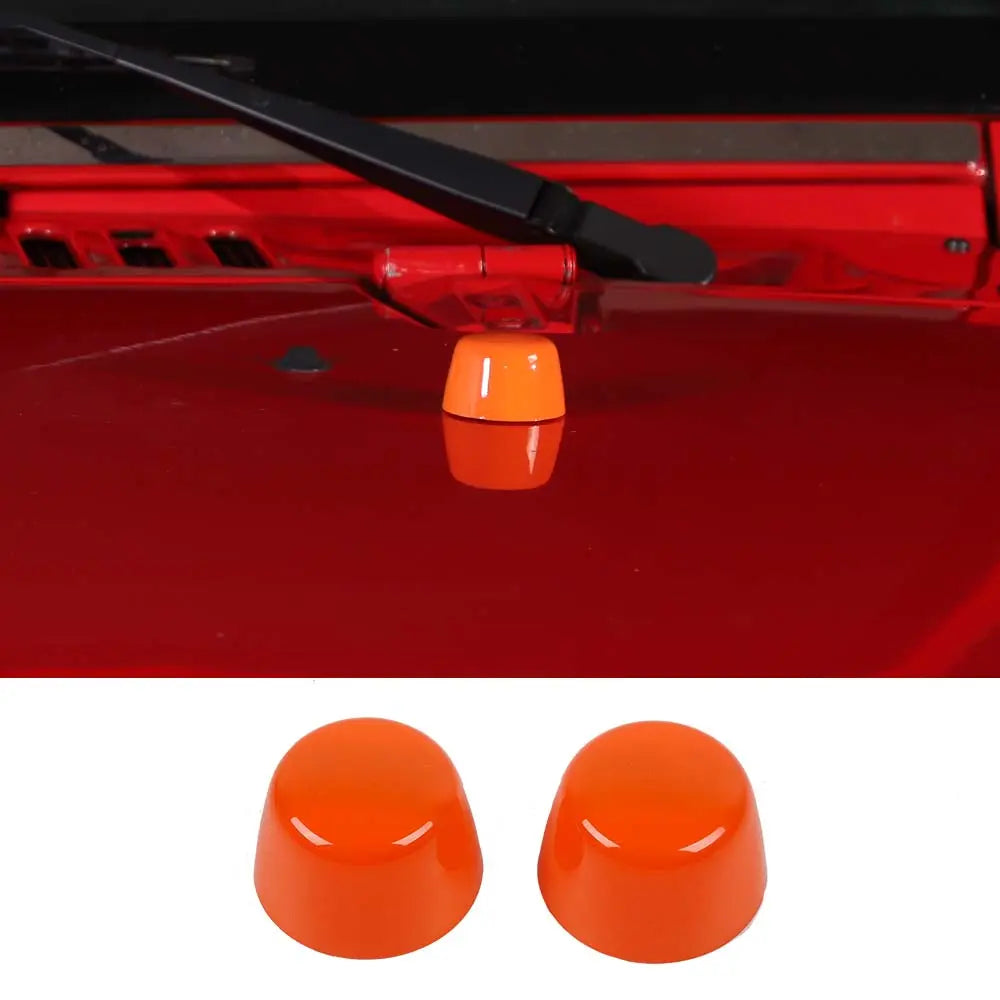 For 2007-2018 Jeep Wrangler JK Hood Bumper Stop Rubber Cushion Plug Cover Trim