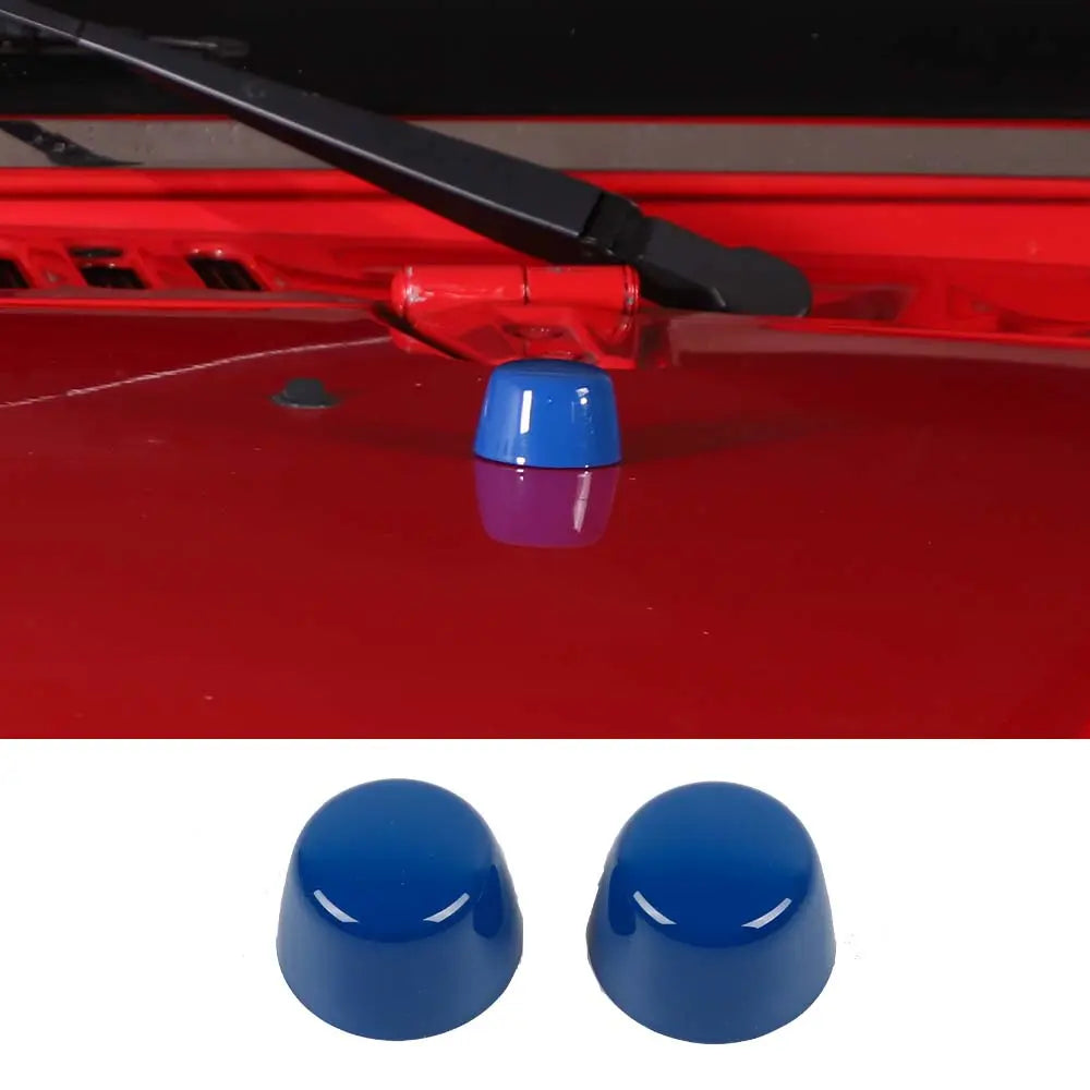For 2007-2018 Jeep Wrangler JK Hood Bumper Stop Rubber Cushion Plug Cover Trim