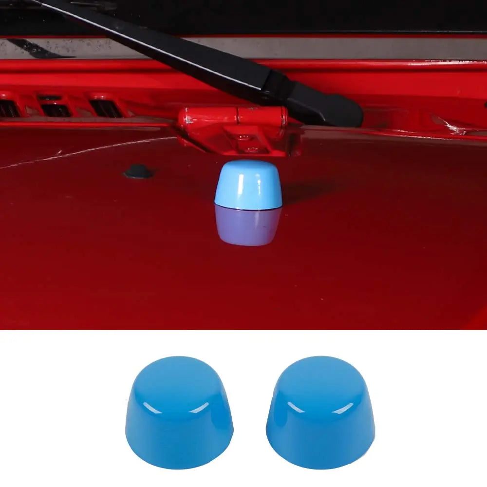 For 2007-2018 Jeep Wrangler JK Hood Bumper Stop Rubber Cushion Plug Cover Trim