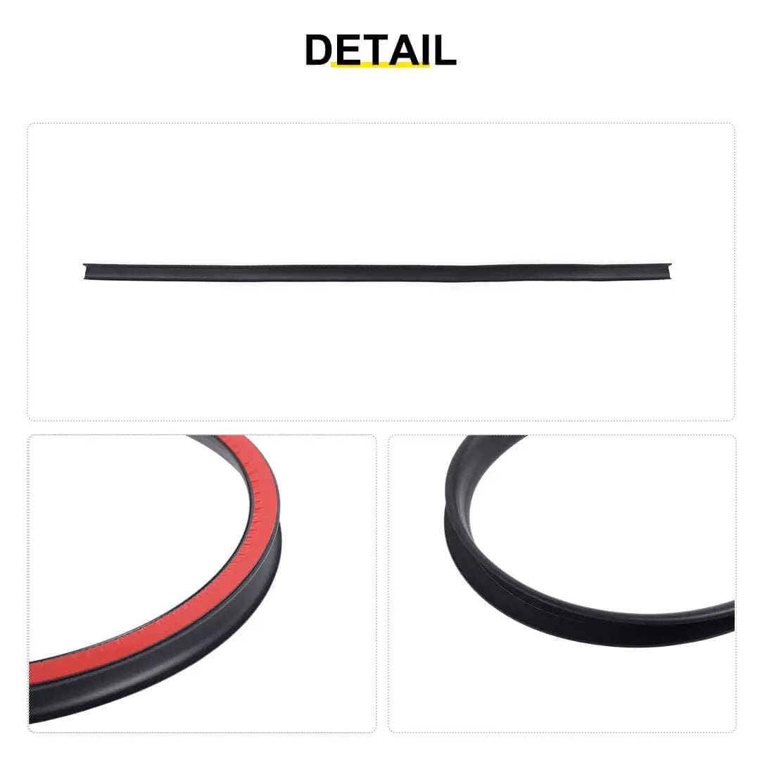 For 2007-2018 Jeep Wrangler JK Hood Front Edge Seal Hood to Grille Weatherstrip
