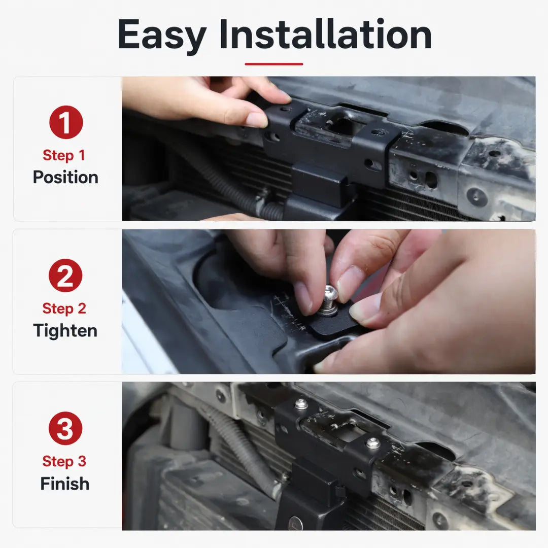For 2007-2018 Jeep Wrangler JK Hood Lock Anti-Theft Invisible Lock Kit Latch Assembly With Keys