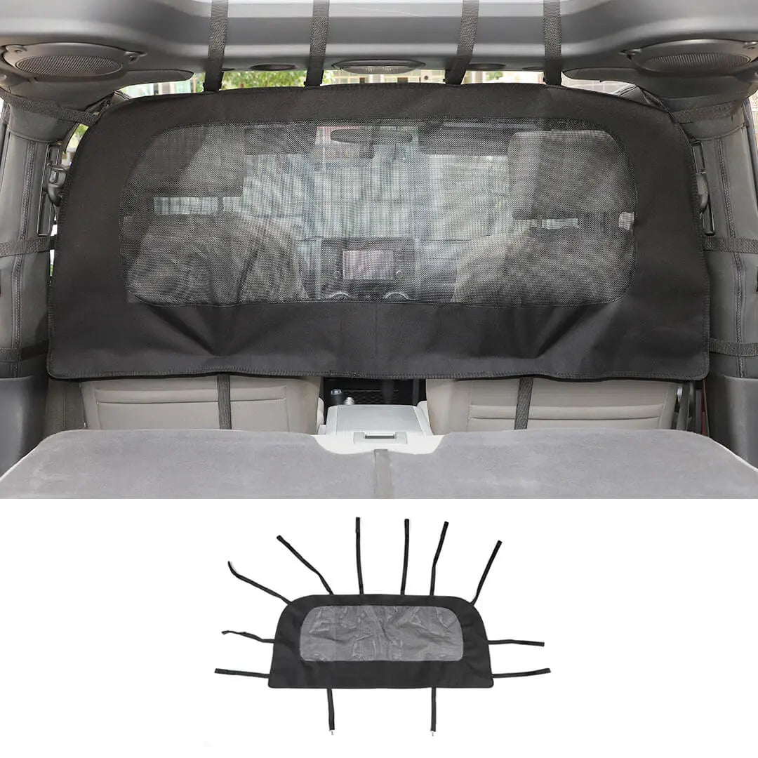For 2007-2018 Jeep Wrangler JK Interior Seat Back Rear Isolation Pet Dog Net Accessories