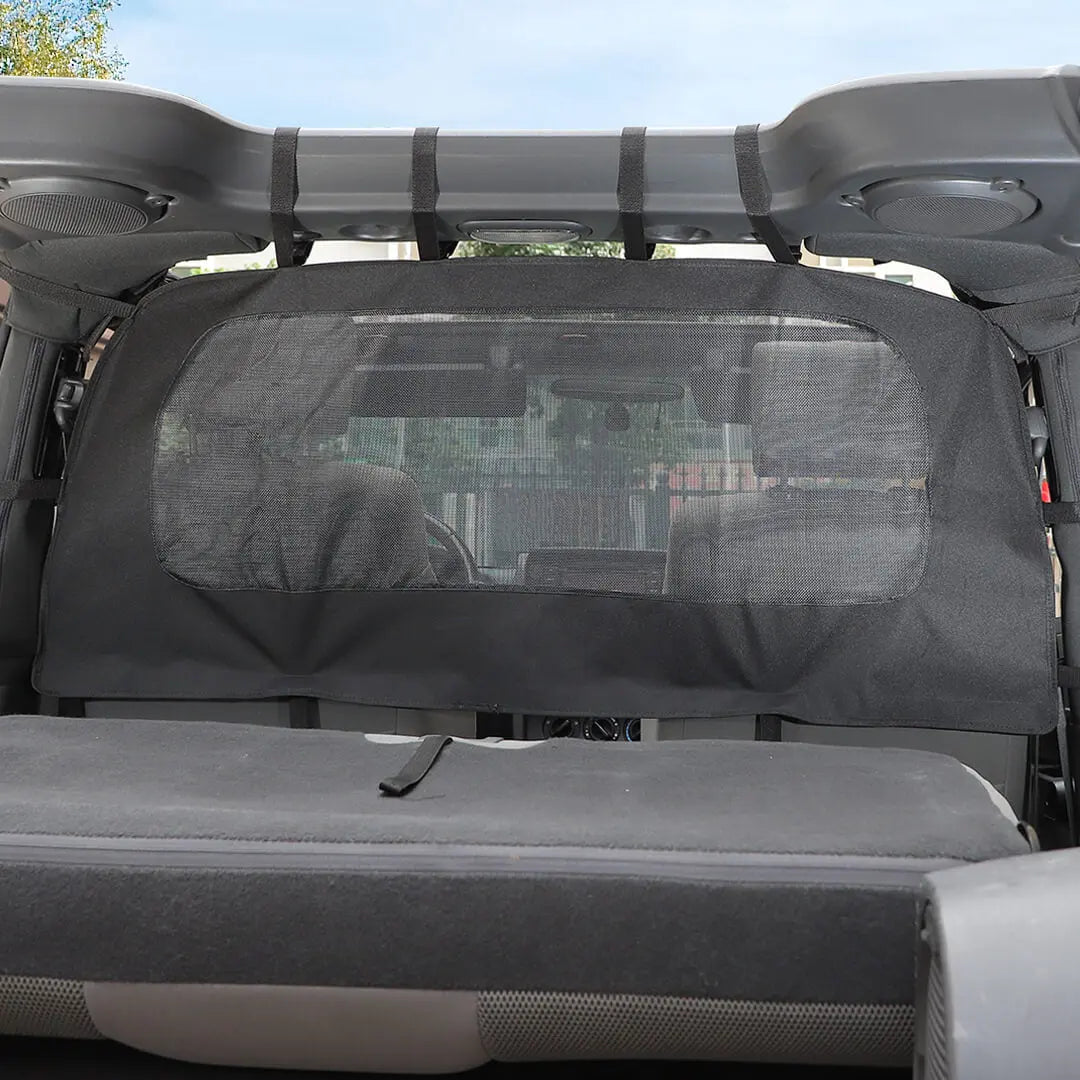 For 2007-2018 Jeep Wrangler JK Interior Seat Back Rear Isolation Pet Dog Net Accessories