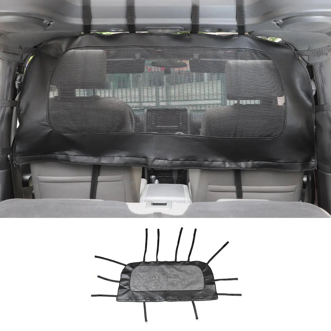 For 2007-2018 Jeep Wrangler JK Interior Seat Back Rear Isolation Pet Dog Net Accessories