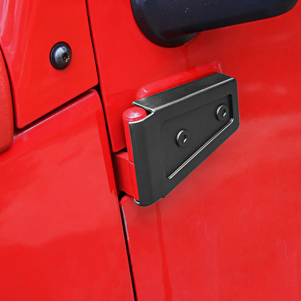 For 2007-2018 Jeep Wrangler JK JKU 10pcs Hood & Door Hinge Decor Cover Trim