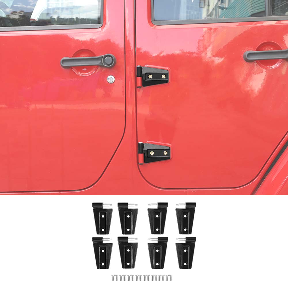 For 2007-2018 Jeep Wrangler JK JKU 2/4-Door Hinge Cover Replacement Original Car Parts