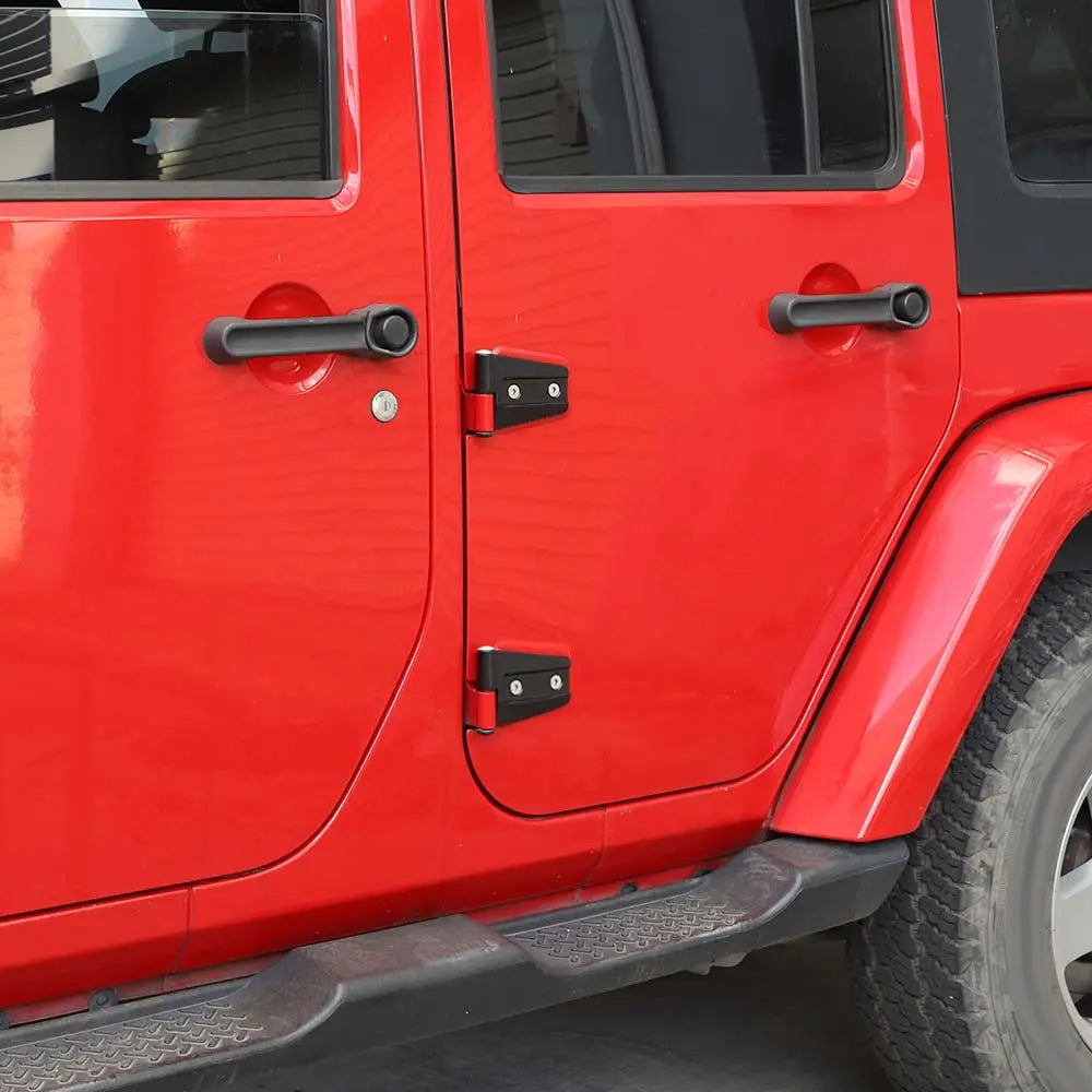 For 2007-2018 Jeep Wrangler JK JKU 2/4-Door Hinge Cover Replacement Original Car Parts