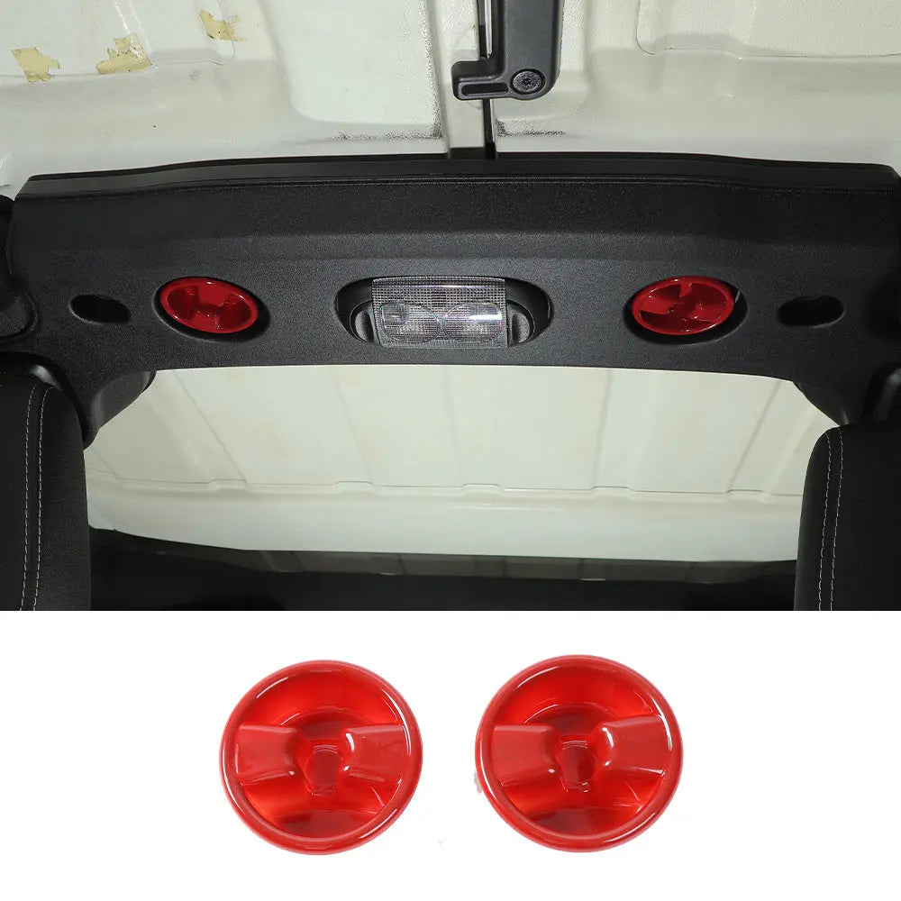 For 2007-2018 Jeep Wrangler JK JKU 2/4 Door Roof Top Mounting Knob Screw Decoration Cover Trim