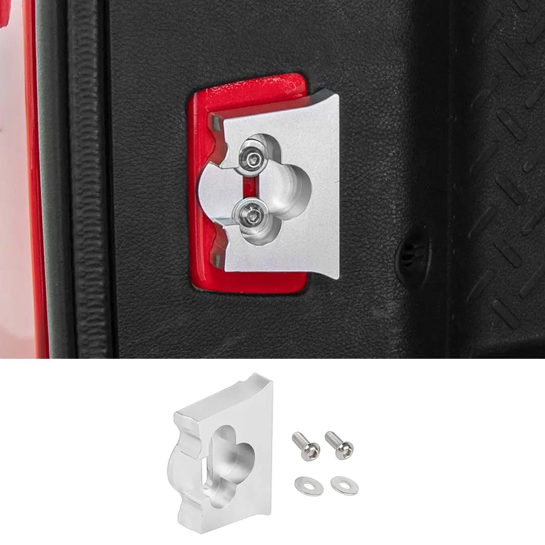 For 2007-2018 Jeep Wrangler JK JKU 2-Door & 4 Door Aluminum Alloy Rear Trunk Door Latch TL01 Tailgate Limiter