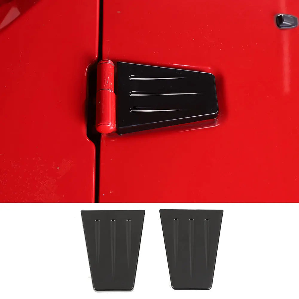 For 2007-2018 Jeep Wrangler JK JKU 2X Engine Hood Hinge Decor Cover Trim
