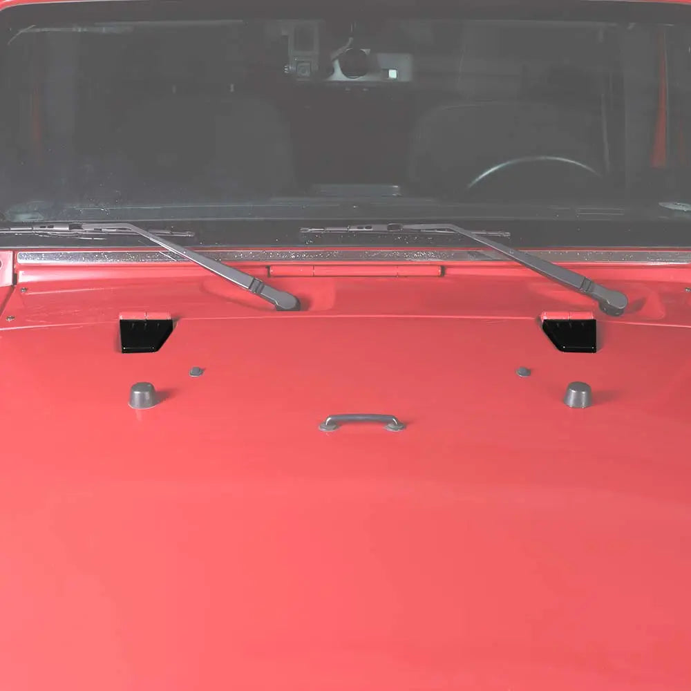 For 2007-2018 Jeep Wrangler JK JKU 2X Engine Hood Hinge Decor Cover Trim