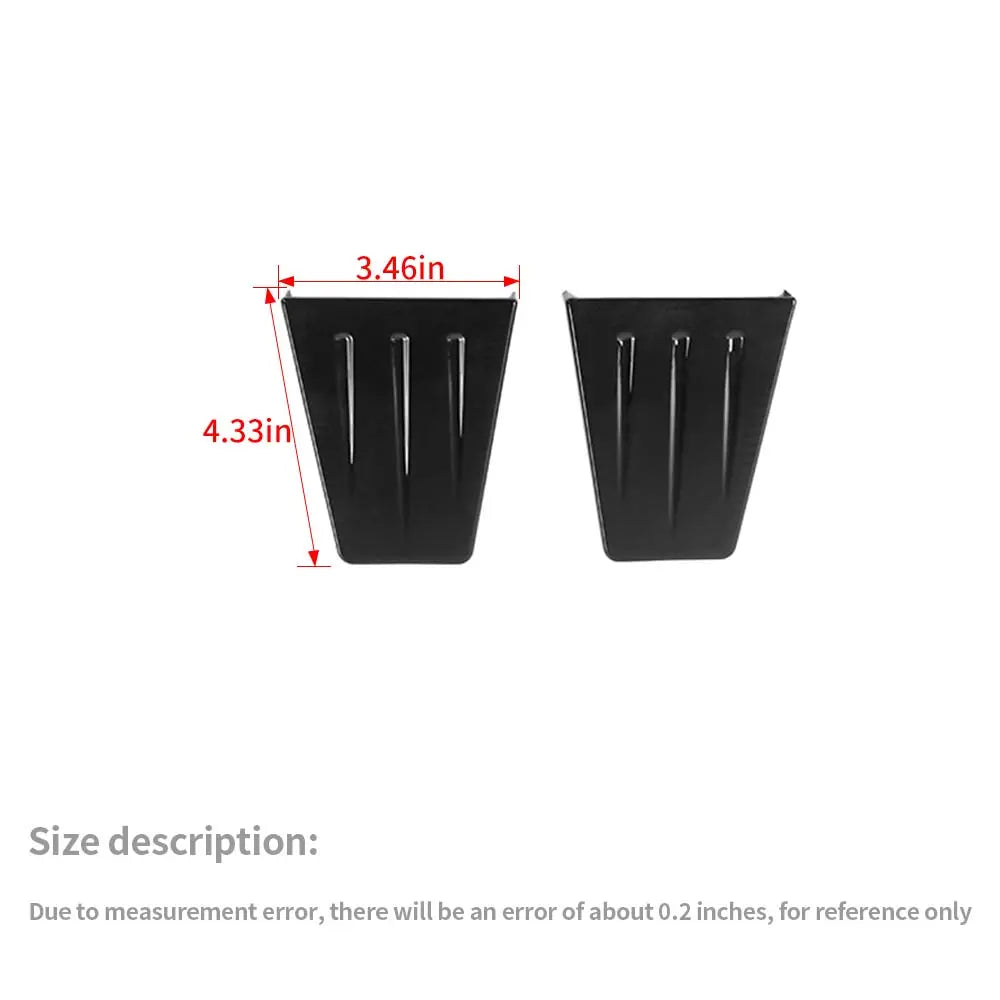 For 2007-2018 Jeep Wrangler JK JKU 2X Engine Hood Hinge Decor Cover Trim