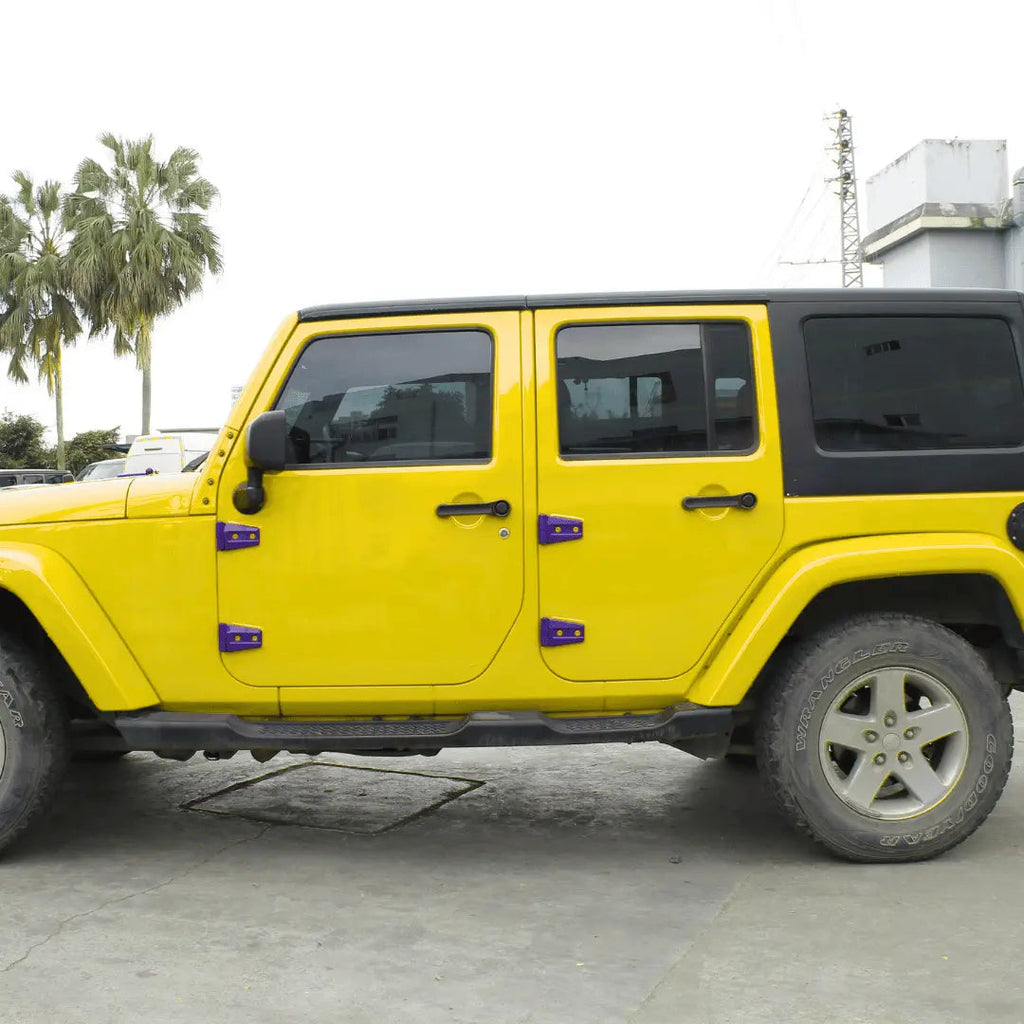 For 2007-2018 Jeep Wrangler JK JKU 4-Door Hood & Door Hinge Cover Trim Kit