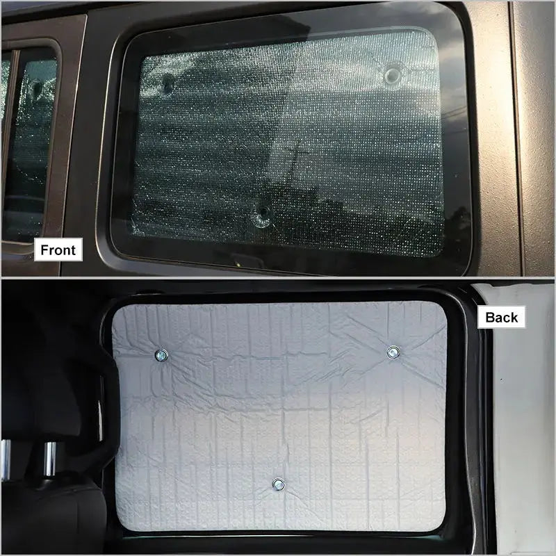 For 2007-2018 Jeep Wrangler JK JKU 4-Door, 8PCs Heat Insulation Windshield Full Window Sunshade Sunscreen Visor